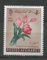 AFGHANISTAN - 1961 - Yt n 581 - N* - Journe du professeur ; tulipes