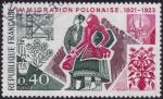 nY&T : 1740 - Immigration polonaise - Oblitr