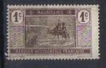 timbre Mauritanie 1913 - YT 17 -  Caravane de saulniers 