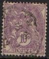 233 - Type Blanc 10c violet - oblitr -  anne 1929
