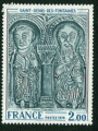France 1976 - Y&T 1867 - oblitr - linteau glise de St Genis des Fontaines