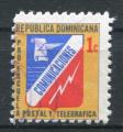 Timbre Rpublique DOMINICAINE Tlgramme 1971  Obl  N 43   Y&T    