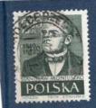 Timbre Pologne Oblitr / 1958 / Y&T N948.