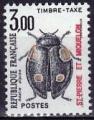 St-Pierre & Miquelon 1986 - Timbre-taxe/Due stamp, coloptre - YT 89 **