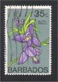 Barbados - Scott 406   flower / fleur