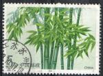 Chine 1993; Y&T n  timbre du BF 65; 5c,, flore, bambous