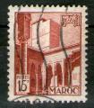 **   MAROC    15 F  1953  YT-311  " Rabat - Patio des Oudayas "  (o)   **