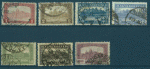 Hongrie - oblitr - 7 timbres villes (Korona, Filler,)