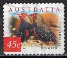 Australie 2001; Y&T n 1971; 45c, oiseau, Diamant peint
