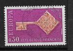 France N 1556 Europa  cl 0,30c 1968