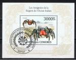 Les araignes / Mygale / Faune de l'Union des Comores / BF oblitr