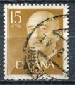 Timbre ESPAGNE 1955 - 58  Obl  N 855  Y&T   Personnages  