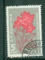 Roumanie 1957 Y&T 1517 oblitr Fleur