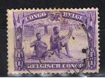Congo Belge / 1931-37 / Musiciens / YT n 173, oblitr  / Etat