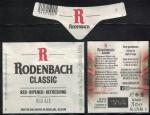 Belgique Lot 3 Etiquettes Bière Beer Labels Rodenbach Classic Flanders Red Ale