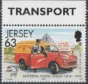 Jersey 1999 - 125ans de l'UPU, fourgon postal, 63p - YT 869 / SG 889 **