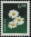 Norvge 1997 Fleurs Chrysanthemum leucanthemum Marguerite commune Y&T NO 1191 SU