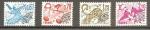 FRANCE 1978 Y&T PREO 154 a 157  trace charnire neuf* 