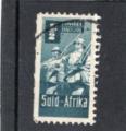 Timbre Afrique du Sud / Oblitr / 1942 / Y&T N134.