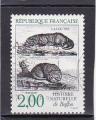 Timbre France Oblitr / Cachet Rond + Rectangulaire / 1988 / Y&T N 2539