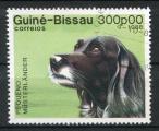 Timbre GUINEE BISSAU  1988  Obl   N 451  Y&T  Chien