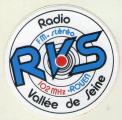 AUTOCOLLANT . RADIO  RVS . VALLEE DE SEINE . ROUEN