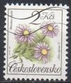 TCHECOSLOVAQUIE N° 2899 o Y&T 1991 Fleurs (Aster Alpinus)