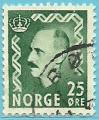 Noruega 1955-57.- Haakon VII. Y&T 361. Scott 345. Michel 396. 