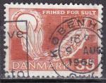 DANEMARK timbre de 1963 oblitr