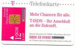 TELECARTE T 12 DM - T-ISDN 08/99 