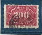 Timbre Allemagne - Deutsches Reich Oblitr / 1922 / Y&T N156.