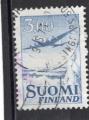 Timbre Finlande Oblitr / Cachet Rond / 1956 / Y&T NPA9 ( Poste Arienne )