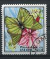 Timbre Rpublique du BURUNDI 1968  Obl  N 273  Y&T  Papillon