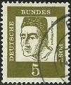 Alemania 1961-64.- Alemanes Clebres. Y&T 220. Scott 824. Michel 347ya.