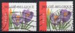 BELGIQUE N 3135 et 3135A o Y&T 2002 Fleurs (crocus vernus)