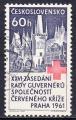 TCHECOSLOVAQUIE -1961 - Croix rouge  - Yvert 1171 Oblitr