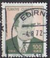 TURQUIE N° 1985 o Y&T 1971 Kemal Atatürk