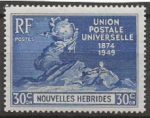 NOUVELLES HEBRIDES  COLONIES ANNEE 1949-50  Y.T N138 neuf** cote 3.50    
