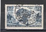 Timbre des Colonies Franaises / 1955 / Afrique Occidentale / Y&T N53