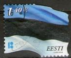 **   ESTONIE    1,40   2018  YT-844  " Drapeau Estonie "  (o)   **