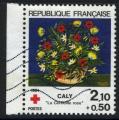 FRANCE 1984 / YT 2345  CROIX ROUGE CORBEILLE ROSE CALY OBL