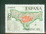 Espagne 1972 Y&T 1764 NEUF Carte Baie de San Juan  de Puerto Rico