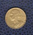 France 1975 Pice de Monnaie Coin 5 centimes Libert galit fraternit