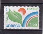 Timbre France Neuf / UNESCO / 1976 / Y&T N51.