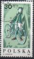 POLOGNE N 2883 o Y&T 1986 Centenaire de la socit cycliste de Varsovie