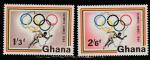 Ghana   "1960"   Scott No. 84-85  (N*)  Complet