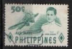 Philippines 1955; Y&T n A 53; 50c, avion et hro de l'air