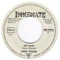 SP 45 RPM (7")  Amen Corner / Beatles  "  Get back  "  Allemagne