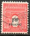 France Oblitr Yvert N708 Arc Triomphe 1945