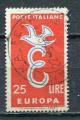Timbre ITALIE 1958  Obl   N° 765  Y&T  Europa 